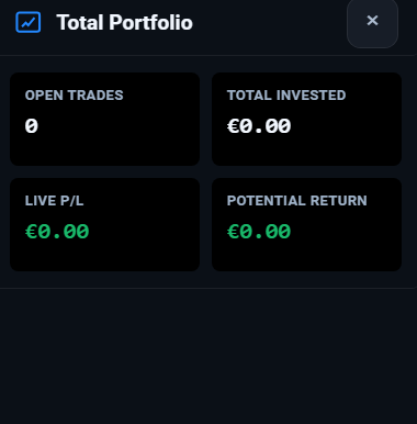 Total Portfolio panel.